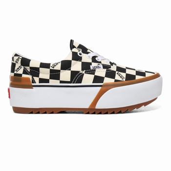 Damske Tenisky Vans Checkerboard Era Stacked Viacfarebný/Biele VA82FSLRP